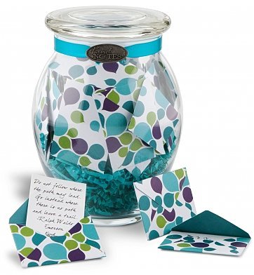 GiftTree Get Well Message Jar | Includes Keepsake Glass Jar Containing 31 Unique Get Well Messages | Encouraging Gift For Friend or Family | Supportive Messages for Women or Men