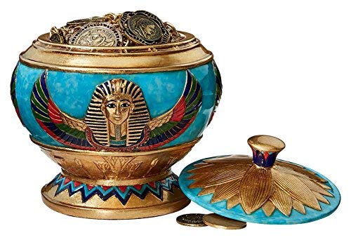 Design Toscano WU71781 Pharaohs Treasure Offering Vessel