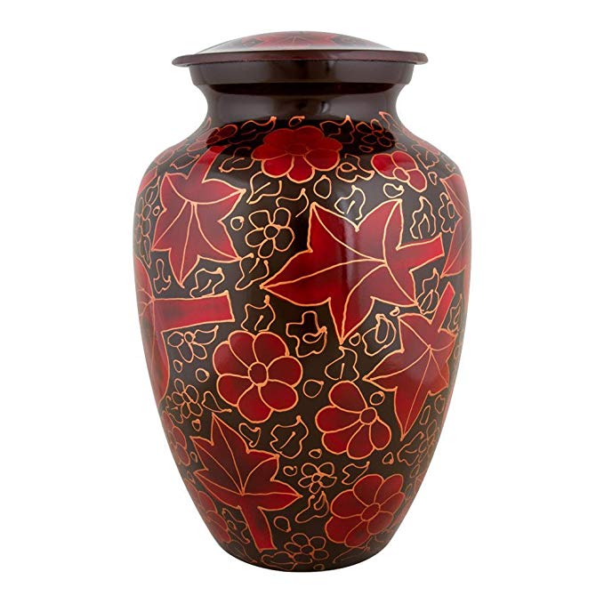 Perfect Memorials Extra Large Harvest Leaves Cremation Urn