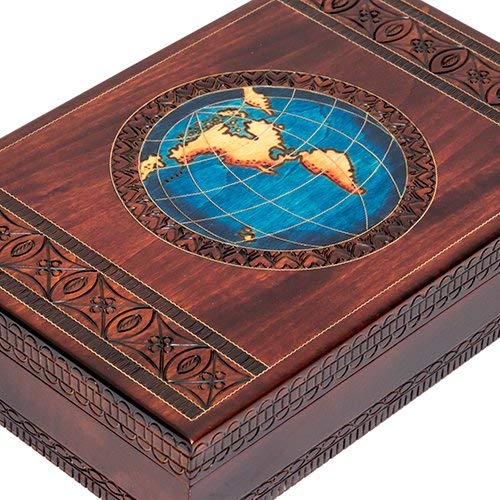 Bello's Map of The World Mens Valet Box