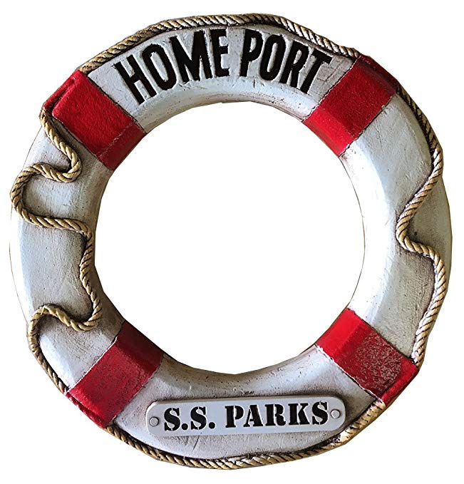 Piazza Pisano Nautical Home Port Life Ring Personalized
