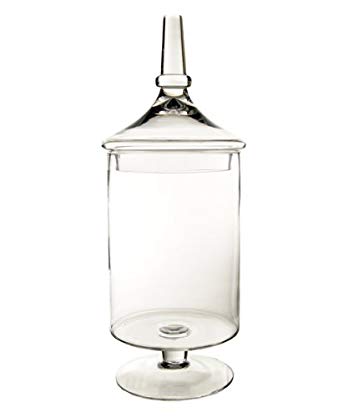 CYS Large Apothecary Candy Buffet Jar. H-21.5 Inches, 21.5