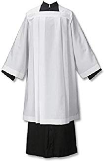 Augustinian Collection Plain Box Pleated Surplice, x-large