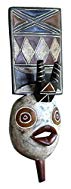 NOVICA Decorative Large Sese Wood Mask, Multicolor, Flying Spirit'