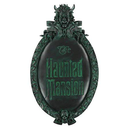 Disney Parks Haunted Mansion 45th Anniversary Classic Plaque Sign Marquee