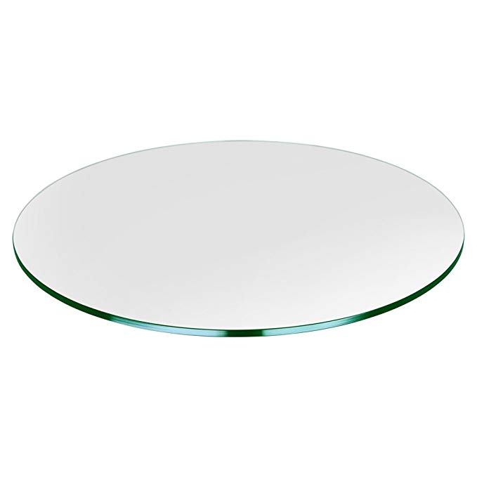 Dulles Glass & Mirror Round Table Top 1/4