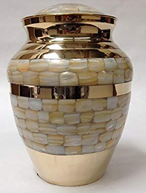 ADULT BRASS FUNERAL CREMATION URN,HUMAN ASH URN