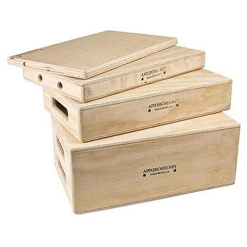 Alan Gordon Enterprises Set of Four Apple Boxes, Full, Half, Quarter & Pancake