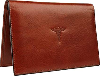 Bosca Old Leather Prescription Pad (Cognac)