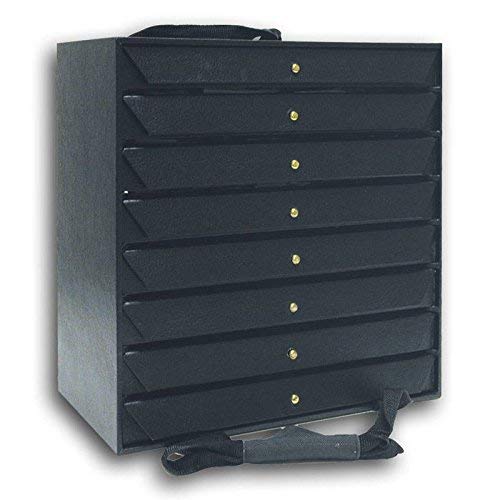 Jewelry Storage Organizer with Carrying Handle 8 Trays Included