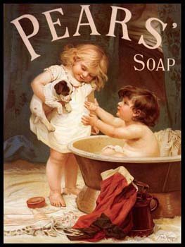 Pears Soap Metal Sign: Soap, Laundry, and Bathroom Decor Wall Accent