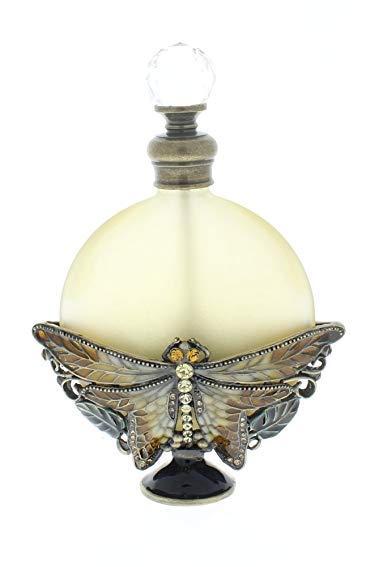 Ciel Collectables 5181258B Vintage Looking Dragonfly Perfume Bottle