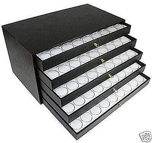 180 Gem Jar Storage Case Gemstones Jewelry Display Box