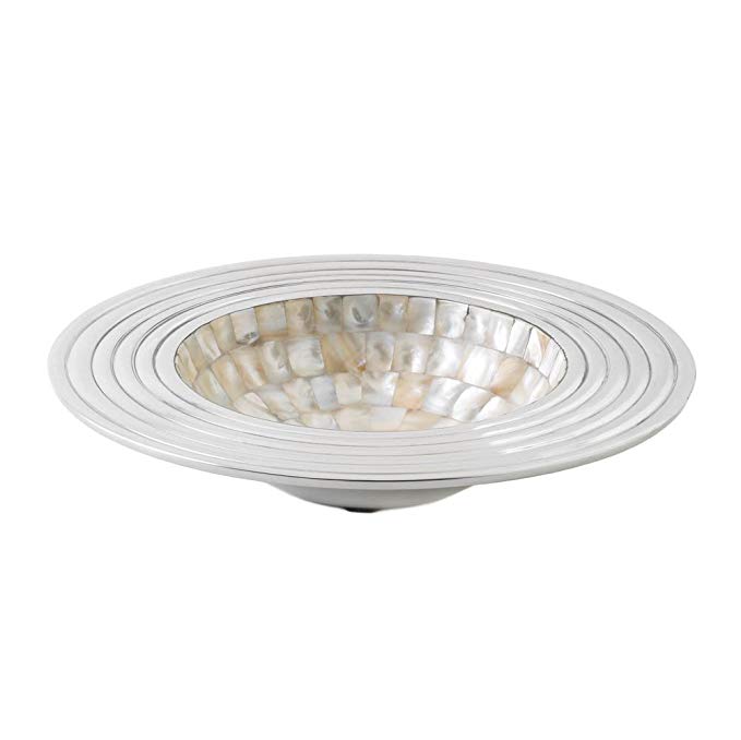 Zingz and Thingz Mother of Pearl Mosaic Bowl