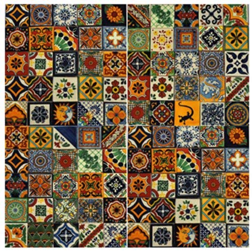 100 Hand Painted Talavera Mexican Tiles 4