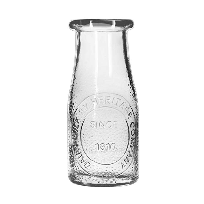 Libbey Heritage Milk Bottle, 5.5 inch - 24 per case.