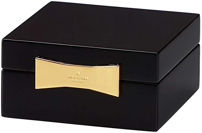 Kate Spade New York Garden Drive Square Jewelry Box, Black