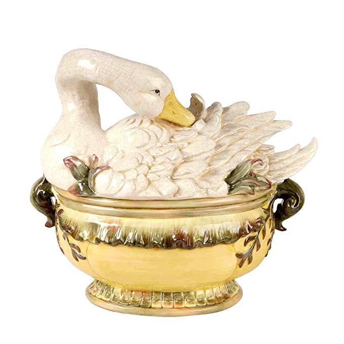 Goose Tureen w/ Ladel