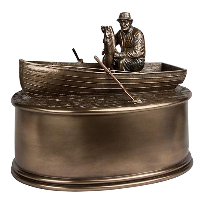 Perfect Memorials Fisherman Cremation Urn