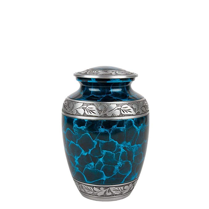 Perfect Memorials Medium Turquoise Dream Cremation Urn