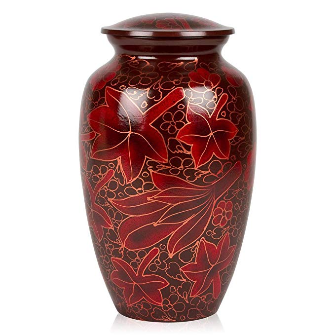 Perfect Memorials Large Falling Leaves Cremation Urn