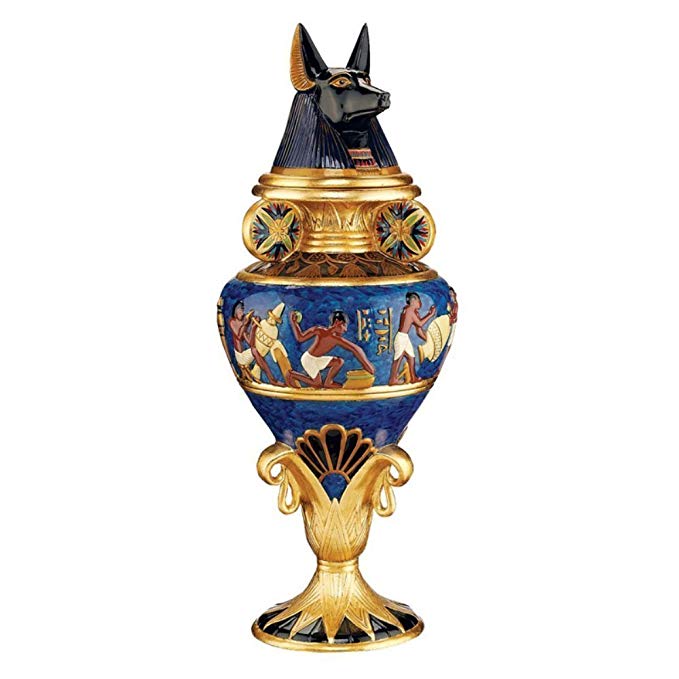 Design Toscano Grand Anubis Lidded Urn