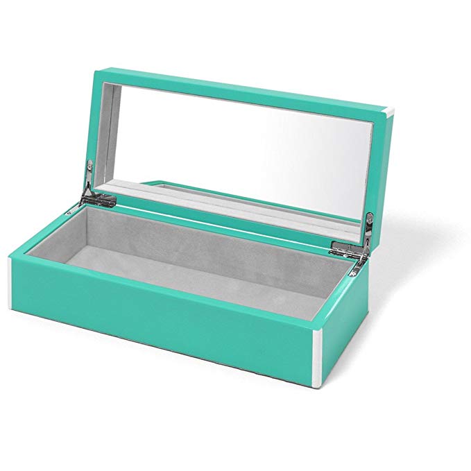 Swing Design Elle Lacquer Vanity Box, Turquoise