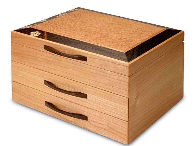 Cherry Blossom Jewelry Box - 2 Drawer