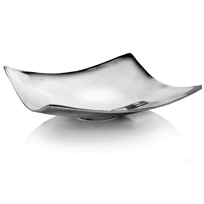 Modern Day Accents Plaza Square Pedestal Decorative Bowl