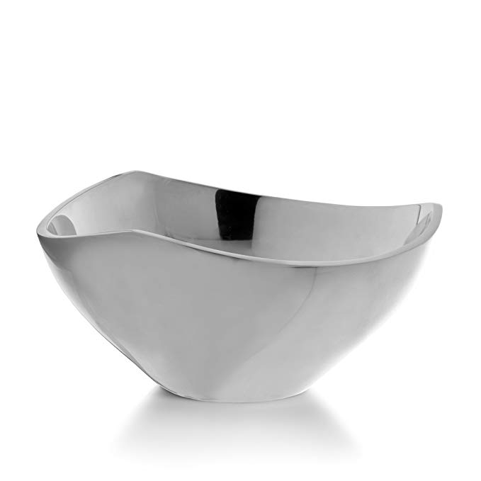 Nambe Tri-Corner Bowl, 11-Inch