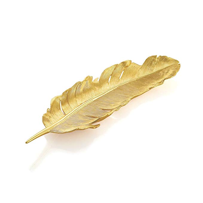 Michael Aram Feather Tray Gold