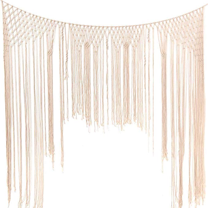 Large Macrame Wall Hanging,Macrame Woven Wall Hanging,Macramé Handwoven Boho Chic,Bohemian Wedding Backdrop for Home Art Decor,Living Room Bedroom Decorations,Ceremony or Photography. 6FT X 7FT