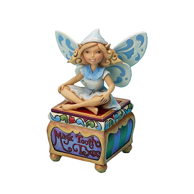 Enesco Jim Shore Heartwood Creek Tooth Fairy Covered Box, 3-3/4-Inch