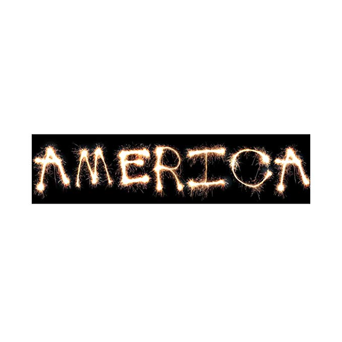 Ohio Wholesale Radiance Lighted American Sparkler Wall Art