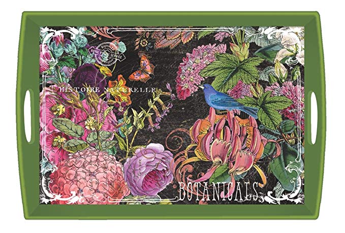 Michel Design Works Botanical Garden Wooden Decoupage Tray, 20