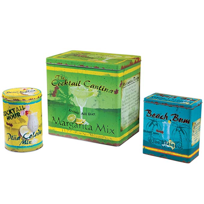 Ohio Wholesale Cocktail Advertising Tin from Our Water Collection, Set of 3