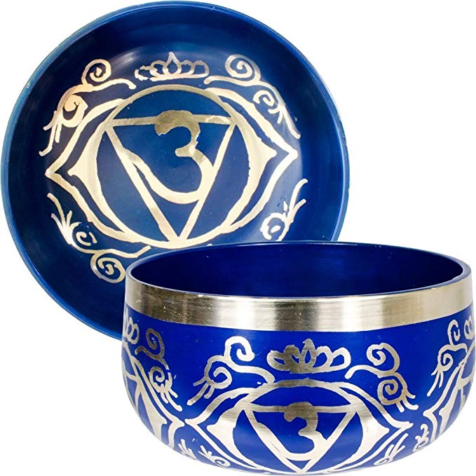 The New Age Source Chakra Singing Bowl Cobalt Third Eye