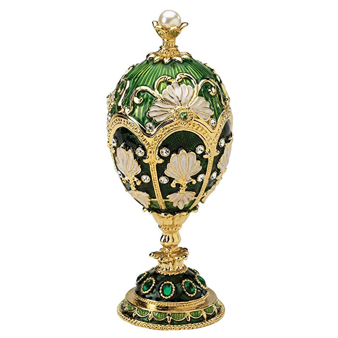 Design Toscano The Petroika Collection Romanov Style Enameled Egg: Larissa