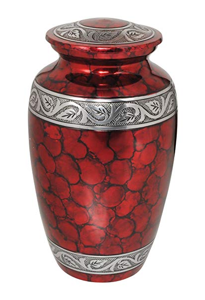 UrnsDirect2U Middleton Royal Adult Urn, Red