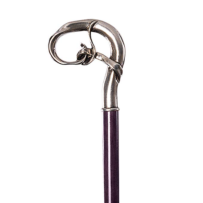 Design Toscano Nouveau Knot Pewter Walking Stick