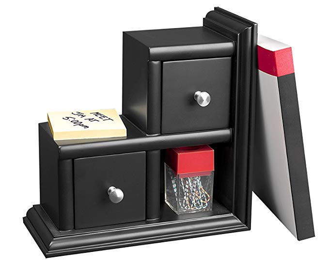 Victor Midnight Collection Reversible Book End, Black (VCT89015)