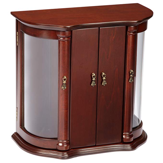 Josephine Jewelry Box in Antique Mahogany Finish by Bombay Company