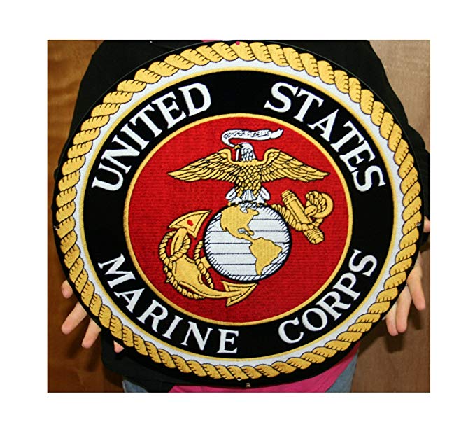 USMC Logo Round Metal Sign 19