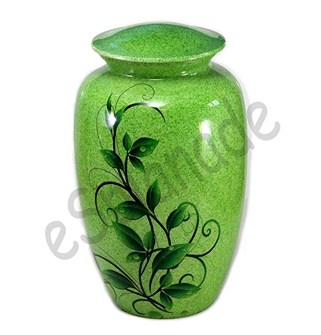 eSplanade Cremation urn Memoria l Container Jar Pot | Full Size Standard Urns | Metal Urns | Burial Urns | Cremation urn.