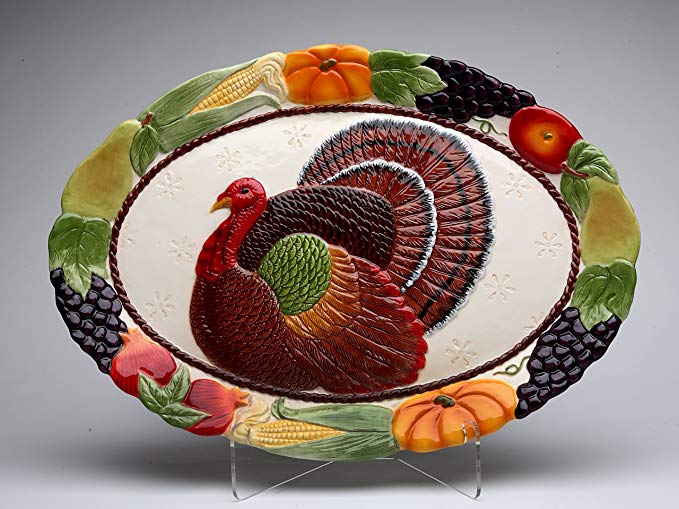 Cosmos Gifts 10713 Turkey Platter