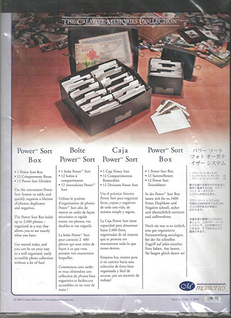 Creative Memories Power Sort Box