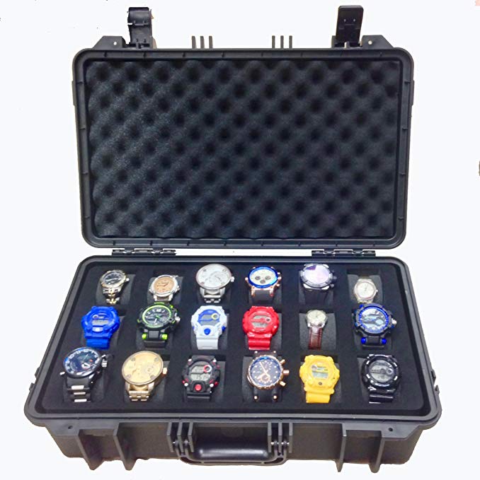 The Grail Box - Rugged, Heavy-Duty Watch Case for 18 Watches