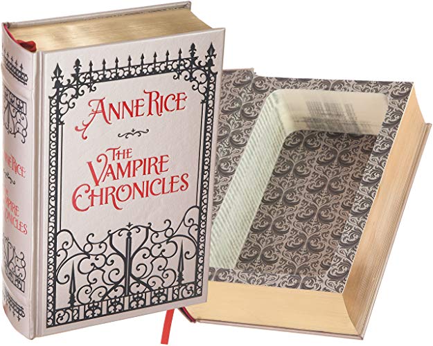 Real Hollow Book Safe - The Vampire Chronicles by Anne Rice - The Queen of the Damned, Interview with the. (Leather-bound) (Magnetic Closure)