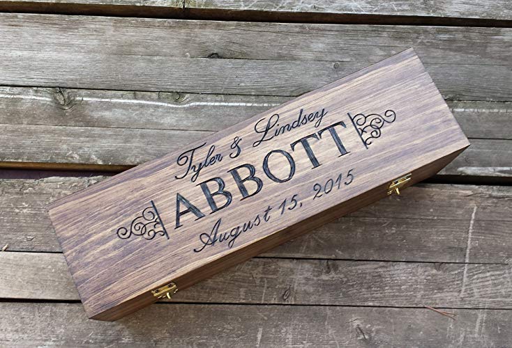 Wine Box, Custom wine box, Wedding wine box, Memory Box, wine box ceremony, wedding gift, shower gift, anniversary gift, fifth anniversary gift, time capsule