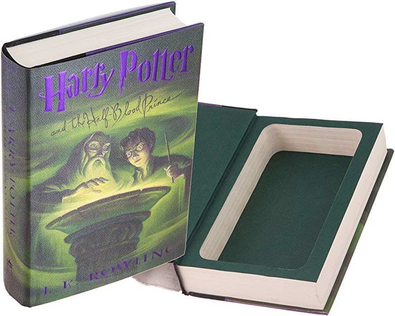 Real Hollow Book Safe - Harry Potter and the Half-Blood Prince by J.K. Rowling (Magnetic Closure)